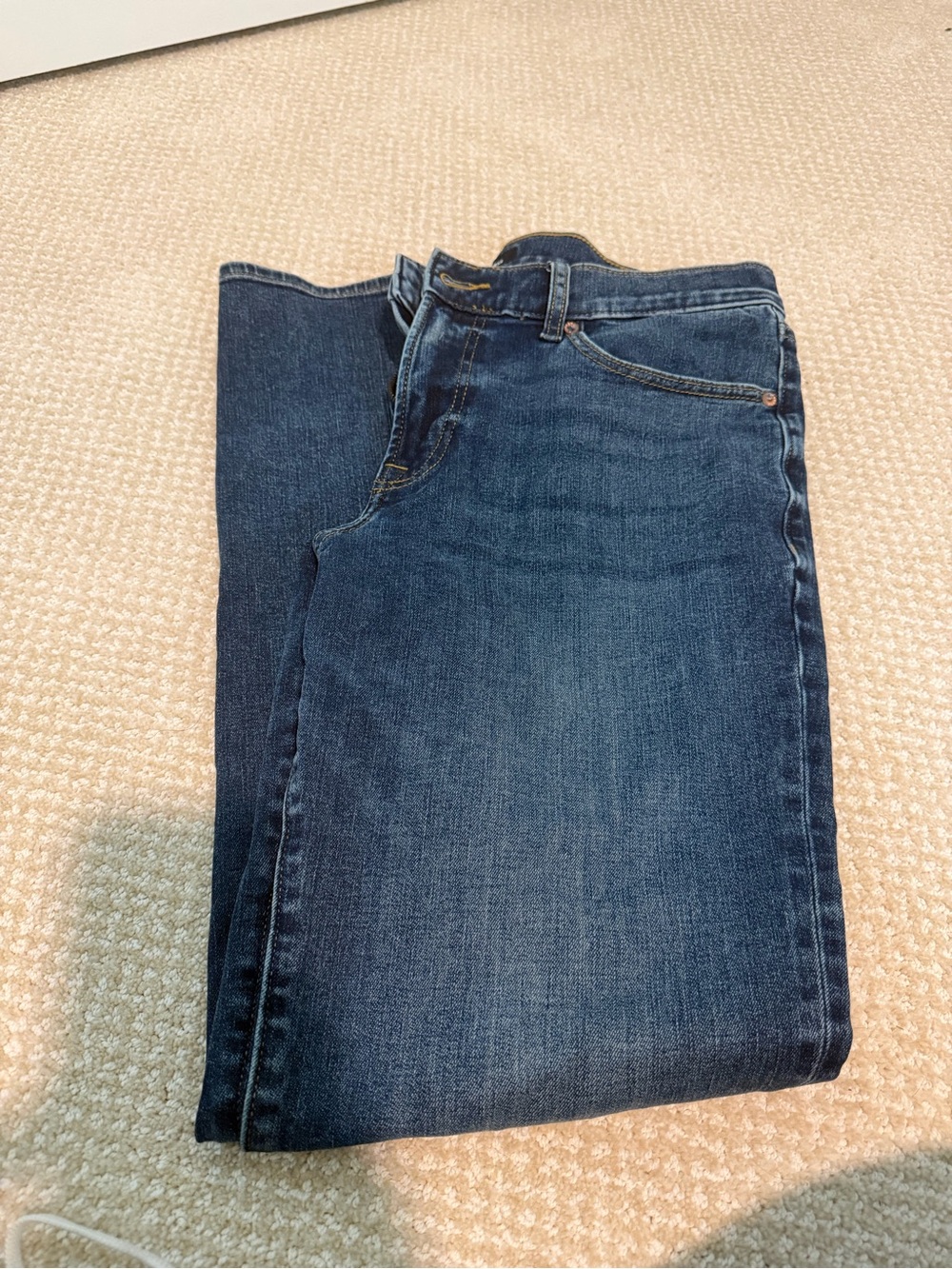 Express Slim Jeans in Dark Blue Denim